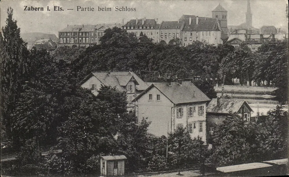 Zabern in Els. — Blick nahe dem Schloss — Verlag Pichler & Söhne - Vorderseite