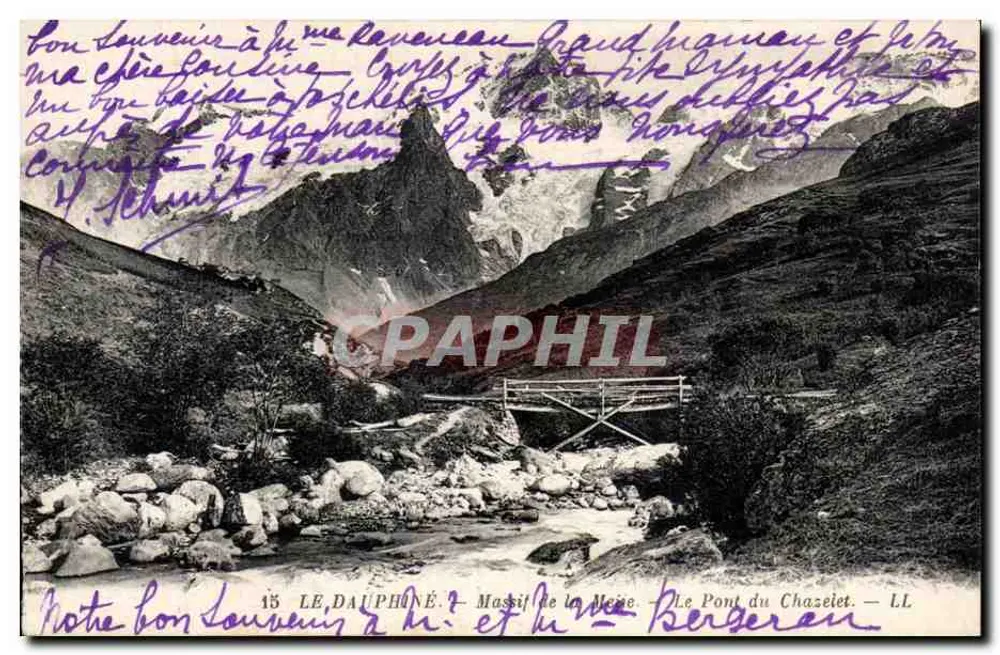 Le Dauphiné - Massif de la Meije - Le Pont du Chazelet — LL - Vorderseite