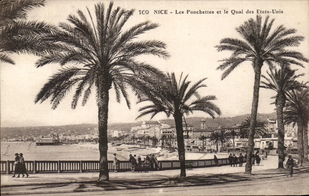NICE - Die Ponchettés und der Quai des États-Unis — anonymer Verlag, Nr. 169 - Vorderseite