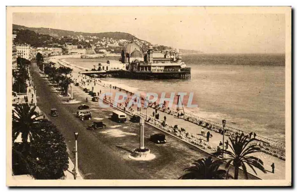 Promenade der Engländer — Casino de la Paix in Nizza — Verlag 'La Douce France' n°452 - Vorderseite