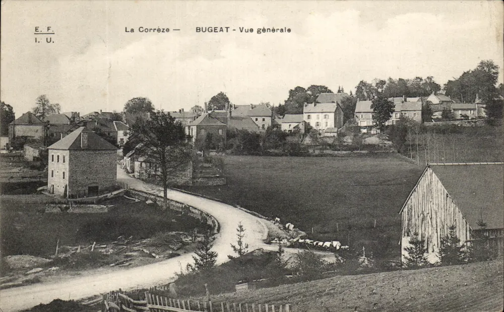 La Corrèze — BUGEAT - Vista general — E.F. I.U. - Anverso
