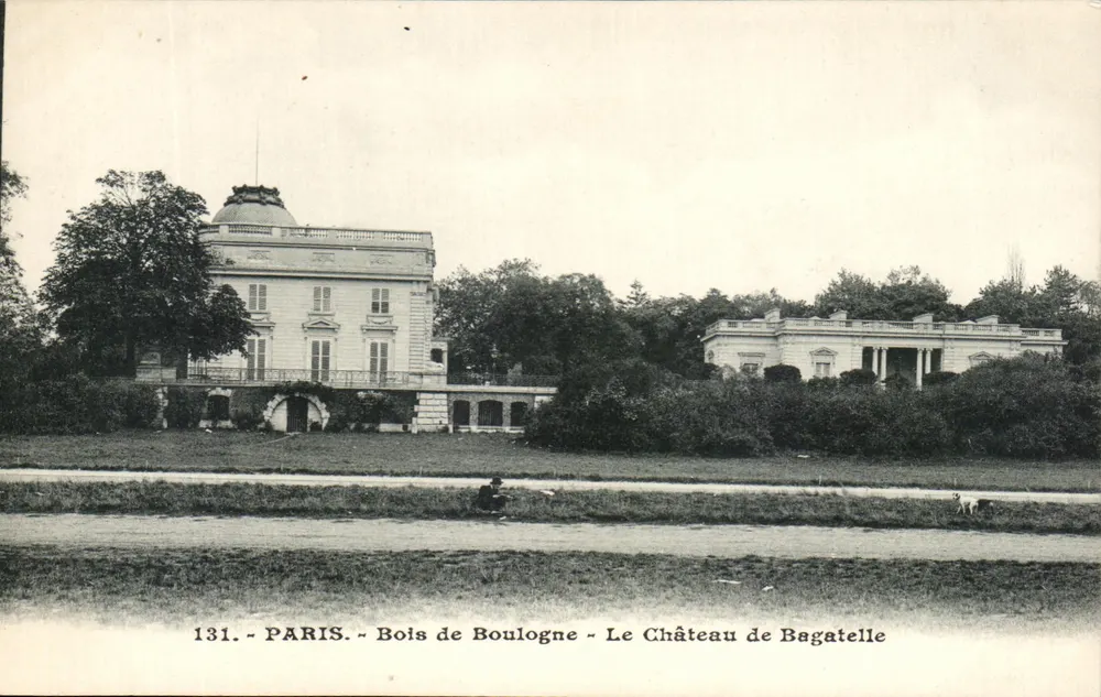 Paris - Bois de Boulogne - Schloss Bagatelle — unbekannter Verleger, Seriennummer 131 - Vorderseite