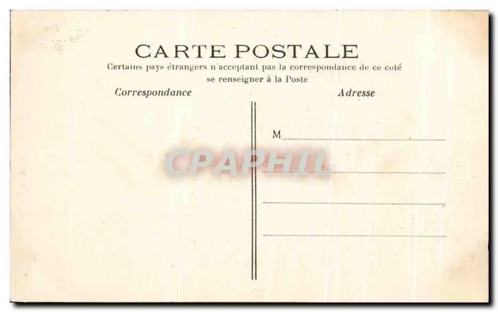 Paris — Le Palace-Hôtel — Avenue des Champs-Élysées — C.M. 718 - Rückseite