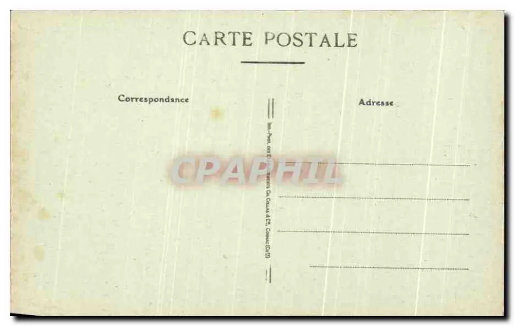 Limoges — Kasernen des 21. Leichten Infanterieregiments — V. P., Limoges - Rückseite