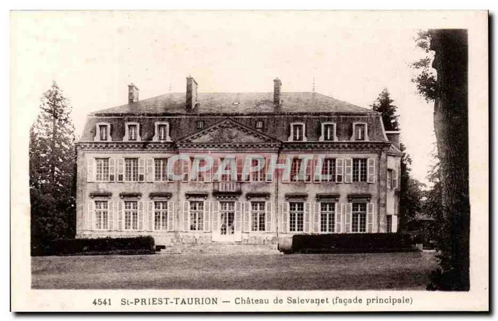 St-PRIEST-TAURION — Schloss Salevanet (Hauptfassade) — Ed. Boudeau n°4541 - Vorderseite