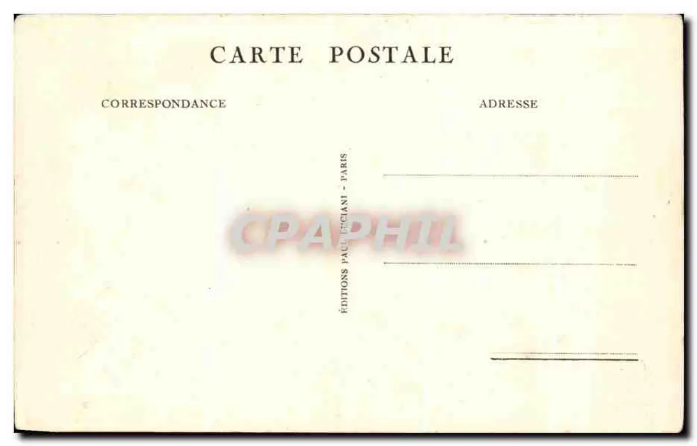 Paris — Die Eiffelturm vom Trocadéro — Éditions Paul Decliant - Rückseite