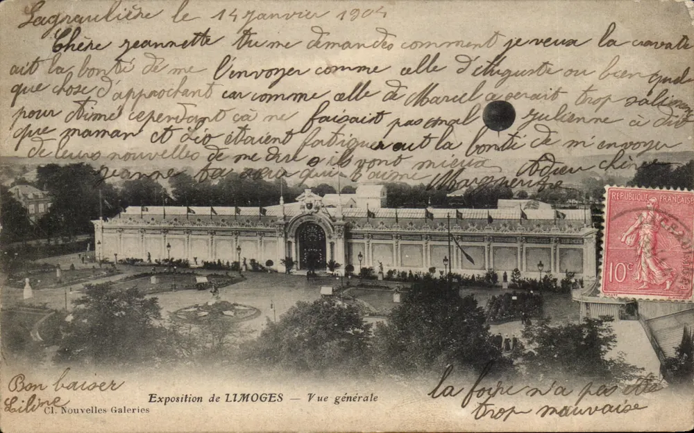 Exposição de LIMOGES — Vista geral — CI. Novas Galerias - Frente
