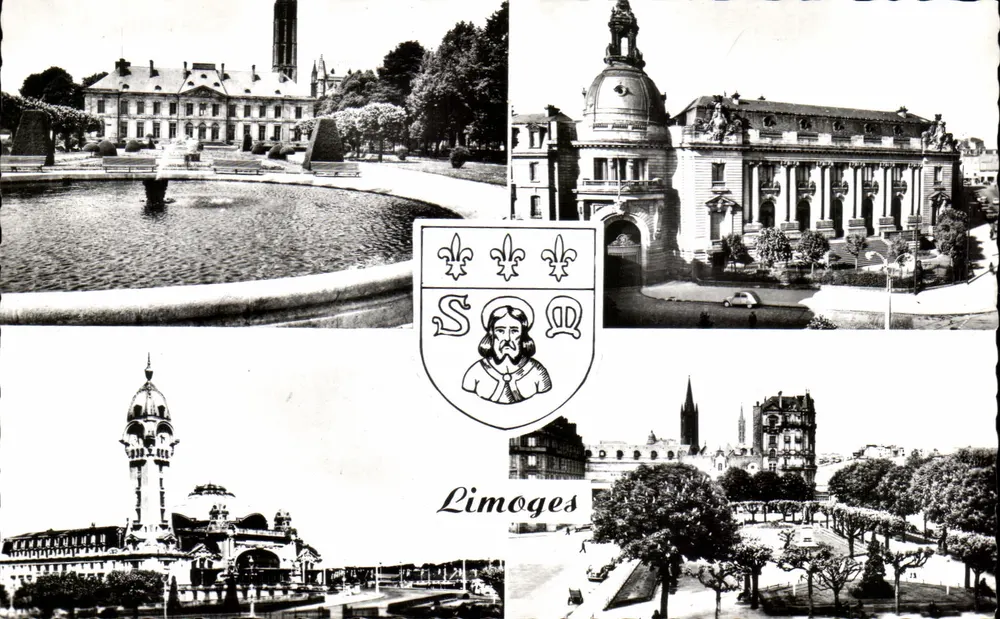 Limoges — Panoramablick — Réal-Photo, Paris - Vorderseite