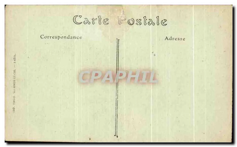 Pierrerefonds — A Sala de Recepção — R. Marotine, Imp. Livraria-Papelaria - Verso