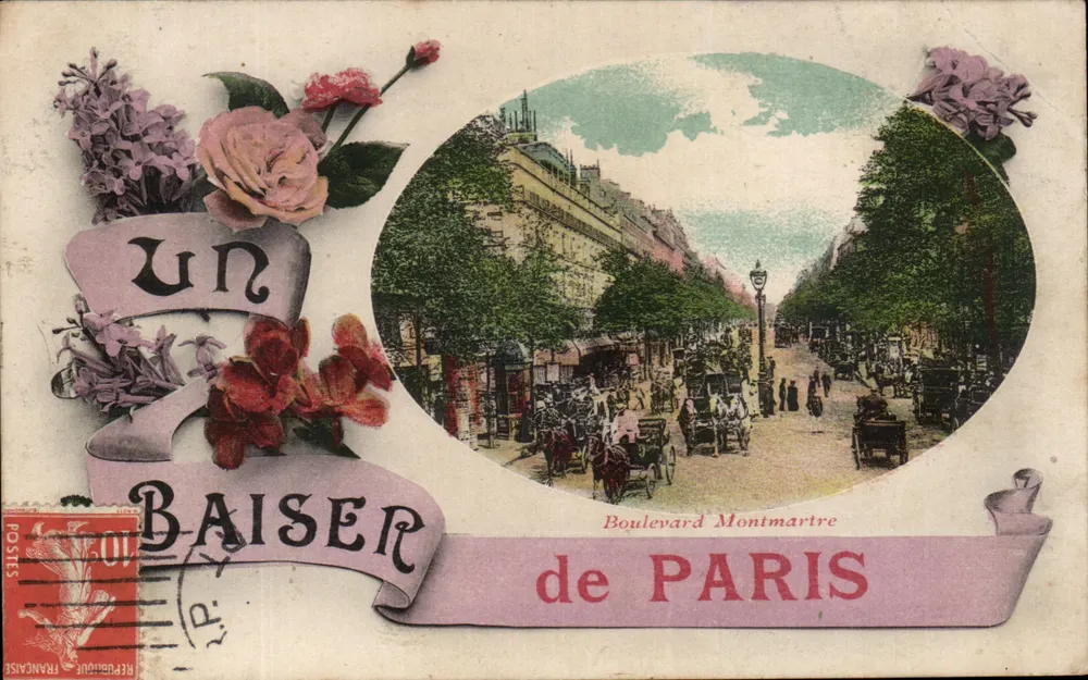 Boulevard Montmartre — Paris — editor não identificado, número de série não visível - Frente