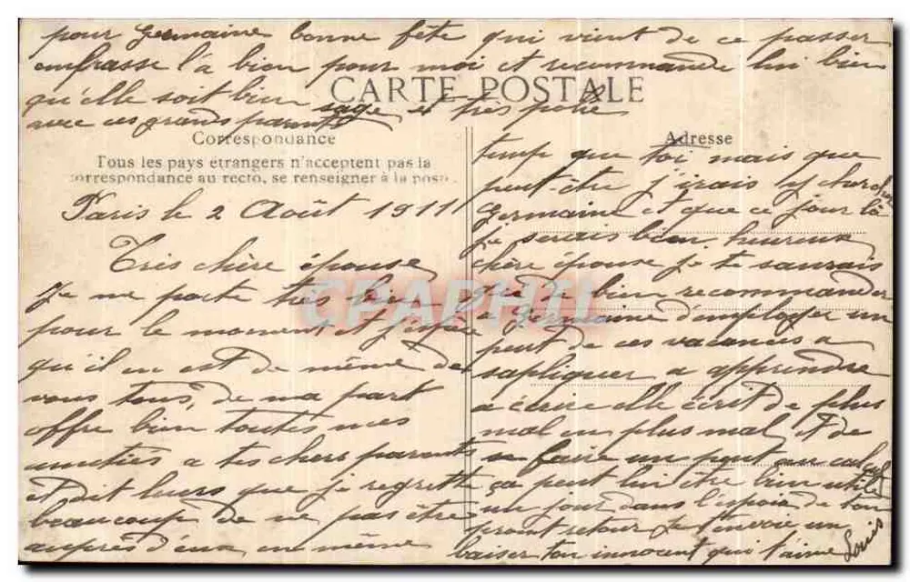 Boulevard Montmartre — Paris — editor não identificado, número de série não visível - Verso