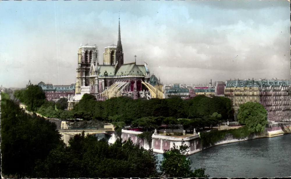 Notre-Dame de Paris — la Seine — Éditions du Globe, Paris, n°502 - Frente