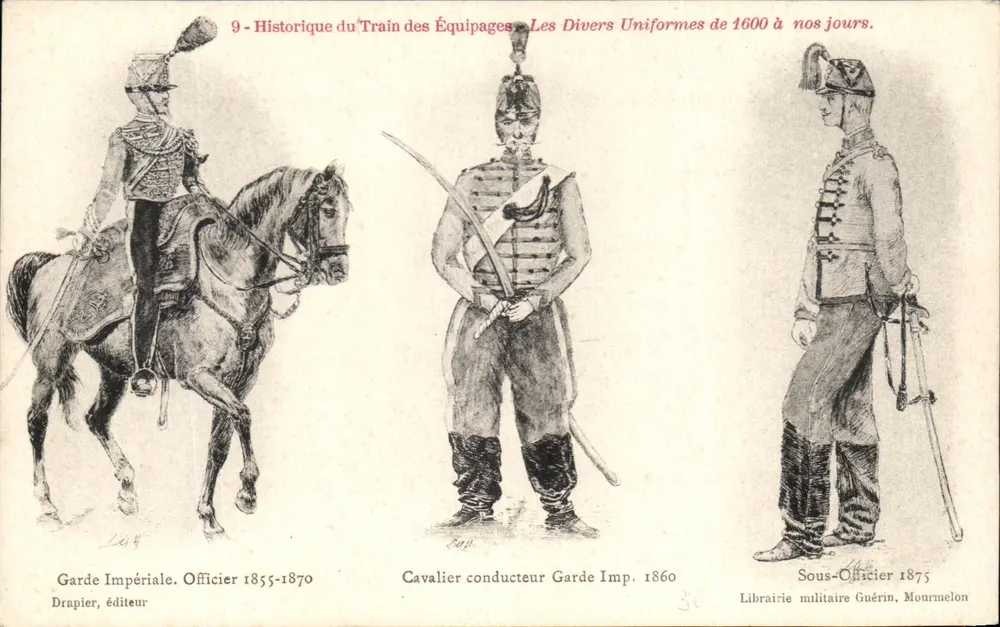 Uniformen der Kaiserlichen Garde — Historisches zur Ausrüstungstransport — Drapier, Verlag - Vorderseite