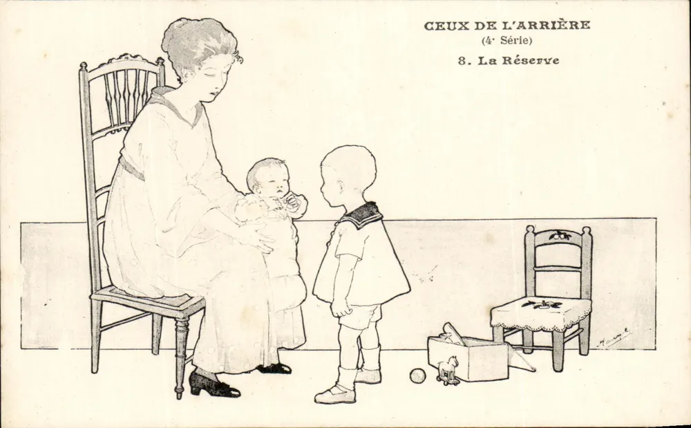Die von hinten (4. Serie) — 8. Die Reserve — Verlag: Carte-Noël - Vorderseite