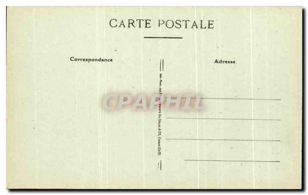 Limoges — Kasernen des 21. Chasseurs — V. P., Limoges - Rückseite