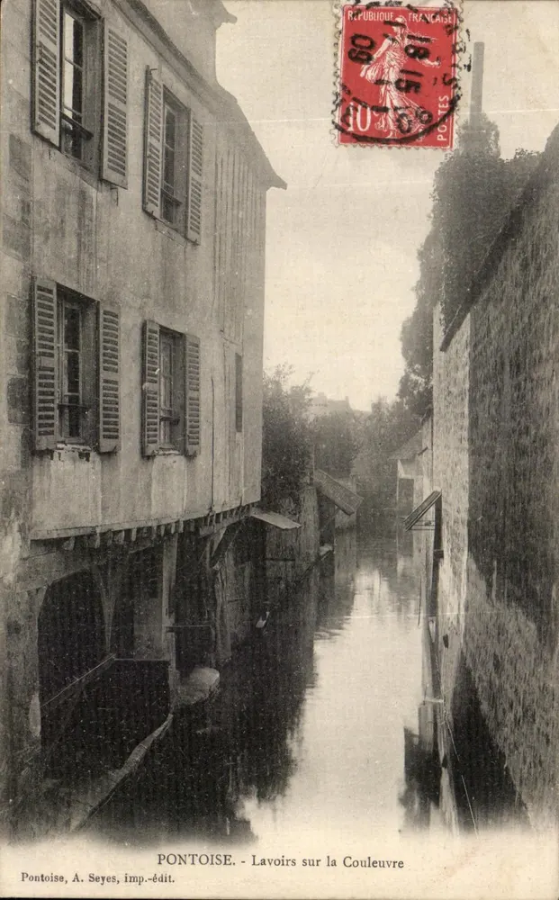 Pontoise - Waschhäuser am Couleuvre — A. Seyes, Verlag - Vorderseite