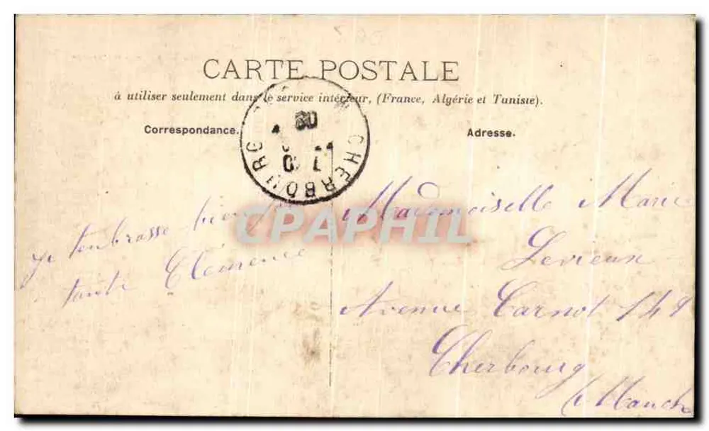 Montmorency — Ansicht von L'Ermitage in Montmorency — Verlag J.-O., 18, rue du Château, Enghien - Rückseite