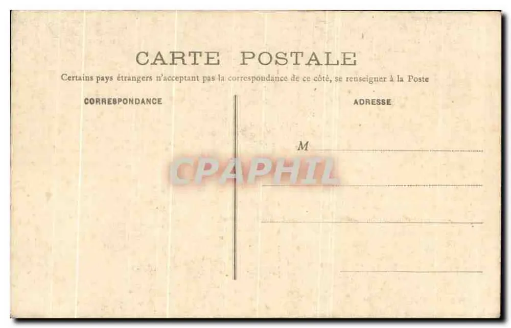 Pontoise - Das Hotel-Dieu - Die Galerie der Büsten — A. G. Pissefontaine-Triel, n°5 - Rückseite