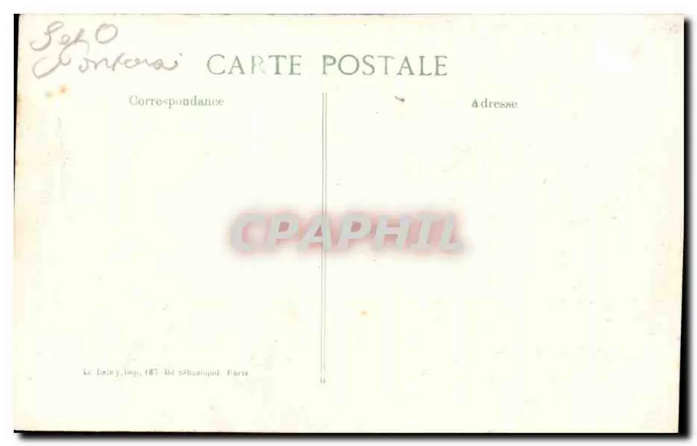 L'Isle-Adam-Parmain — Die Brücke von L'Isle-Adam — S.&O. n°1344 - Rückseite
