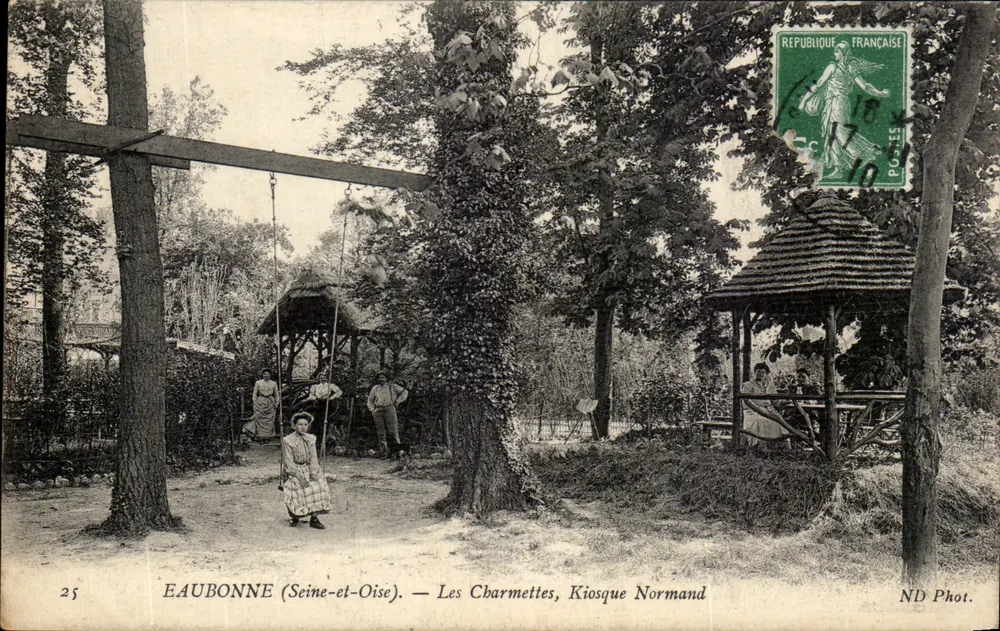 Eaubonne (Seine-et-Oise) — Les Charmettes, Normannischer Kiosk — ND Phot. - Vorderseite