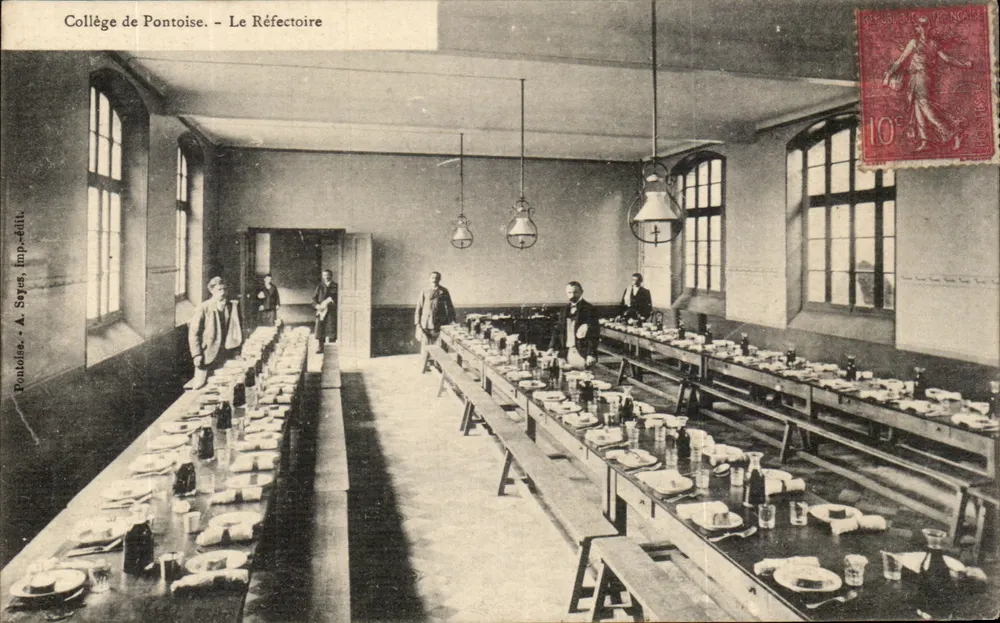 Kollegium Pontoise — Das Refektorium — A. Sayes, Verlag - Vorderseite