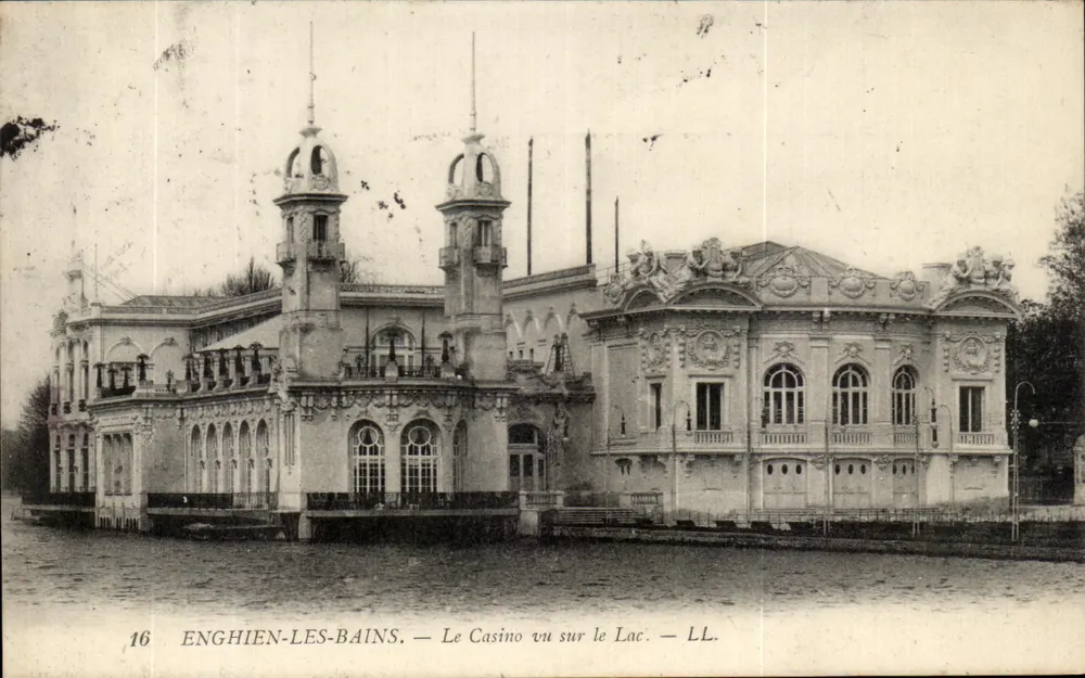 Enghien-les-Bains — Das Casino vom See aus gesehen — LL. Nr. 16 - Vorderseite