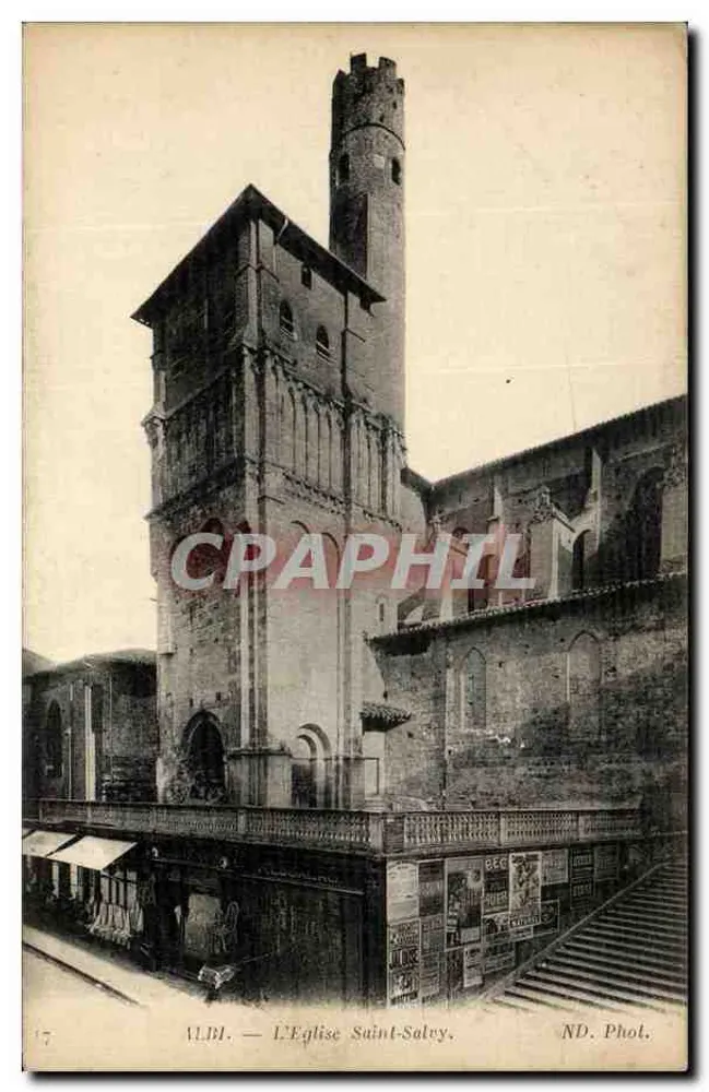 Albi — A Igreja de Saint-Salvy — ND. Phot. - Frente