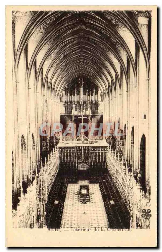 Albi — Interior da Catedral — editor não identificado - Frente