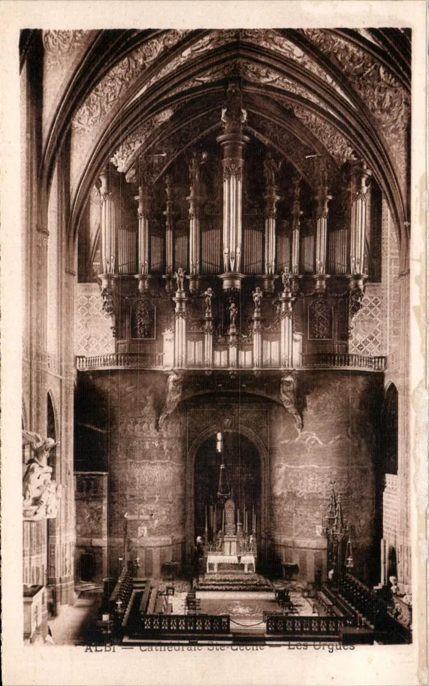 Albi — Catedral Ste-Église — Os Órgãos - Frente