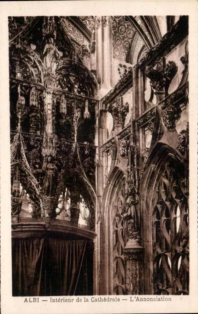 Albi — Interior da Catedral — A Anunciação - Frente