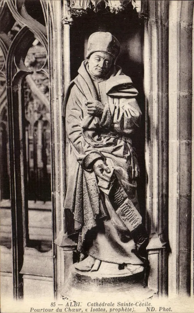 Albi — Kathedrale Sainte-Cécile — Statue des Propheten Isaïas — ND. Phot. - Vorderseite