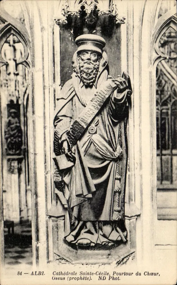 Statue der hl. Cecilia — Kathedrale Sainte-Cécile, Albi — ND Phot. - Vorderseite