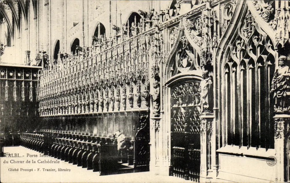 Albi — Seitenportal des Chor der Kathedrale — Cliché Prompt - F. Tranier, Buchhändler - Vorderseite