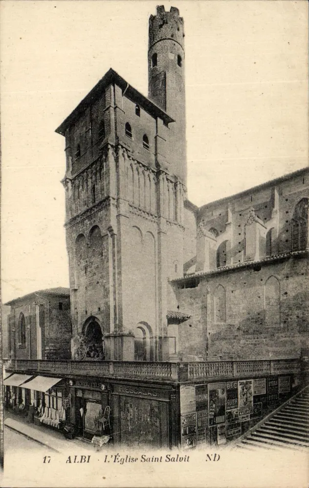 Albi - A Igreja Saint-Salvy — editor Lévy e Neurden Réunis, n° 17 - Frente