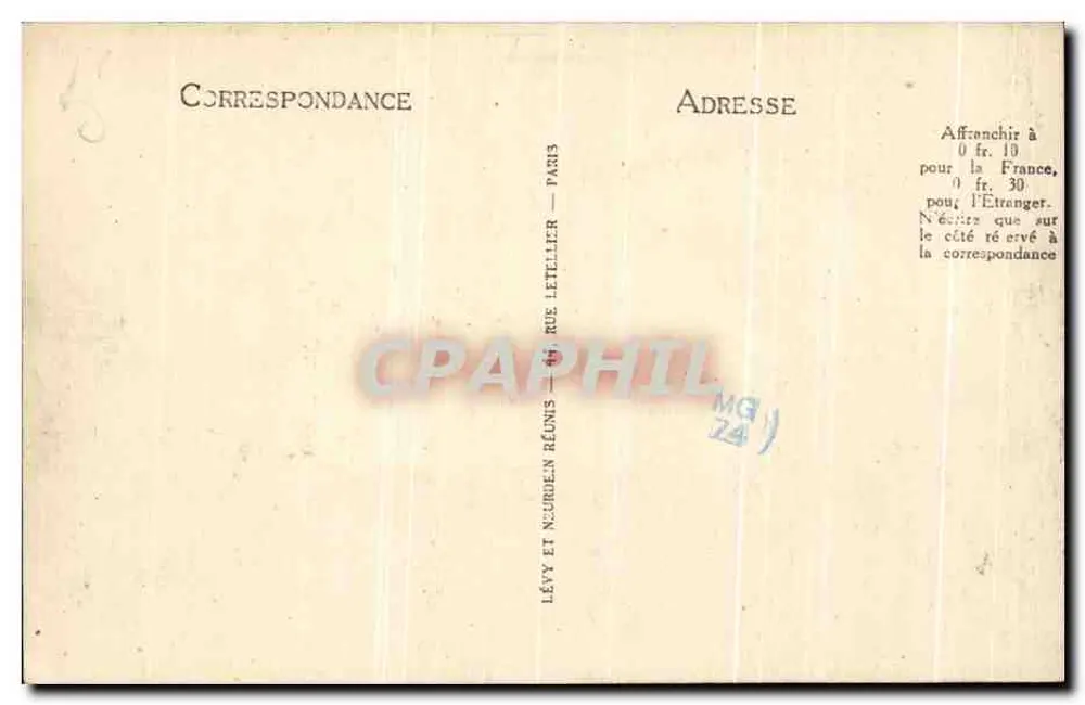 Albi - A Igreja Saint-Salvy — editor Lévy e Neurden Réunis, n° 17 - Verso