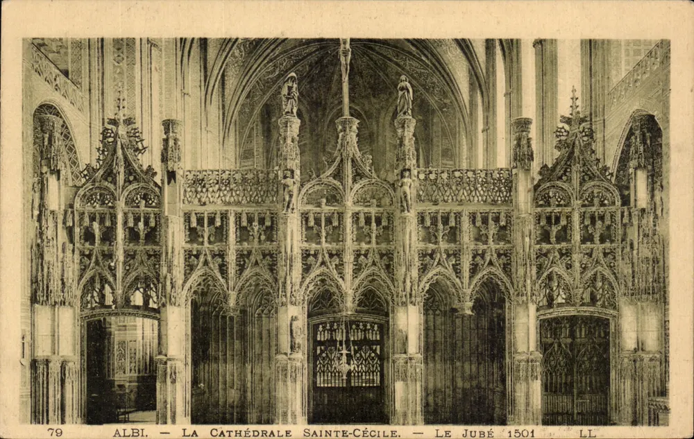 Albi — Die Kathedrale Sainte-Cécile — Der Jubé 1501 - Vorderseite