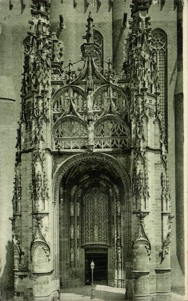 Albi — Kathedrale Sainte-Cécile — Der Große Portal, 15. Jahrhundert — I.L. - Vorderseite