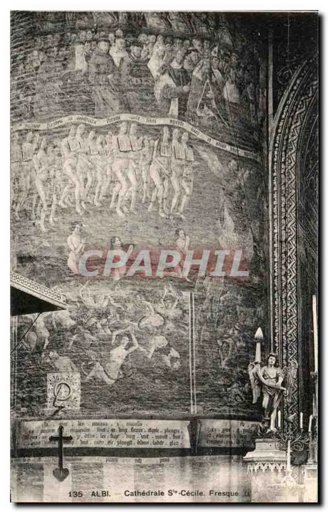 Albi — Kathedrale Sainte-Cécile — Fresko — Verlag: Levy & Neurden Réunis, Paris - Vorderseite