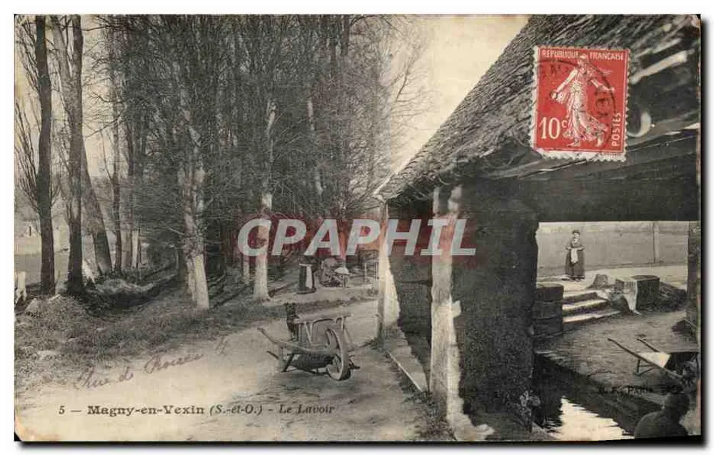 Magny-en-Vexin (S.-et-O.) — Le Lavoir — éditeur : A. de Chouet - Vorderseite