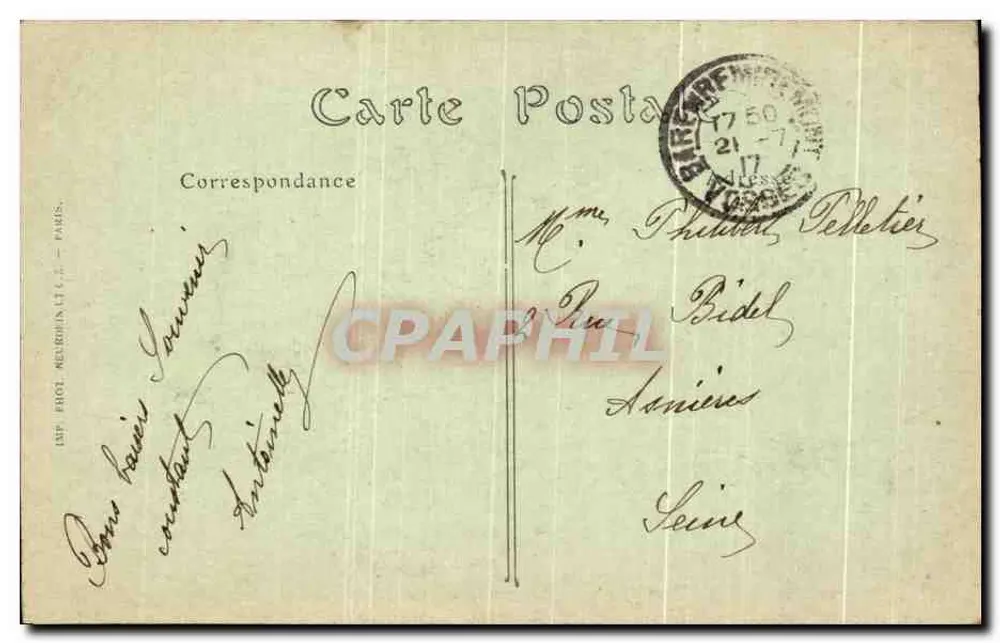 Remiremont — Allgemeiner Blick vom Parmont — ND. Phot. - Rückseite