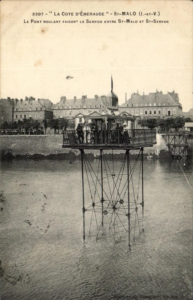 Die rollende Brücke "La Cote d'Émeraude" - St-Malo (I.-et-V.) - Vorderseite