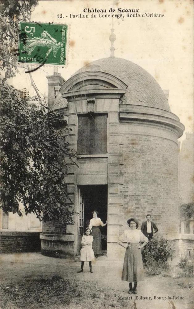 Château de Sceaux — Pavillon des Concierges, Route d'Orléans — Montlet, Verlag, Bourg-la-Reine - Vorderseite