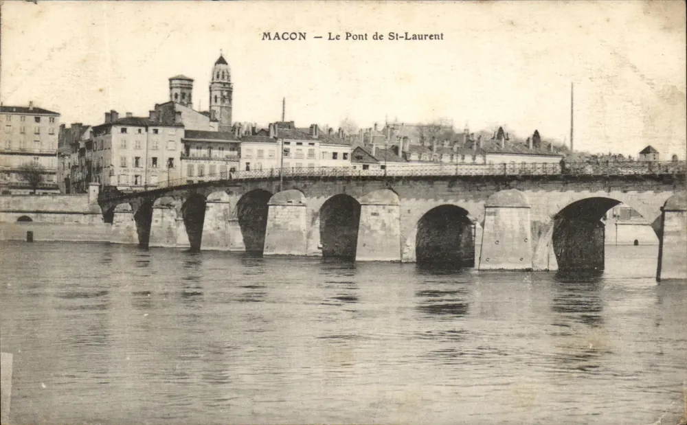 Macon — O Ponte de St-Laurent — Editor não identificado - Frente