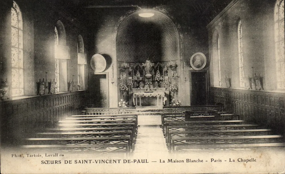 Die Kapelle — Schwestern von Saint-Vincent-de-Paul — Das Weiße Haus — Paris - Vorderseite