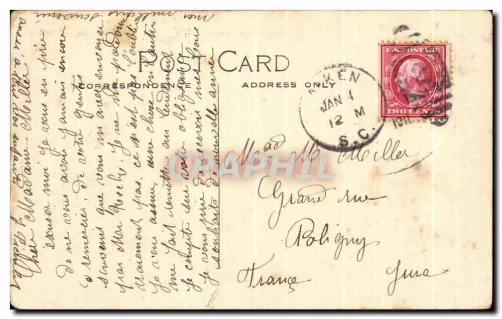 Mill Pond — Aiken, S.C. — G. Picorel, editor - Verso