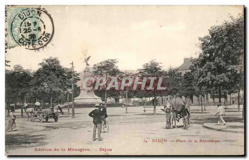 Dijon — Place de la République — Edition de la Ménagère - Vorderseite