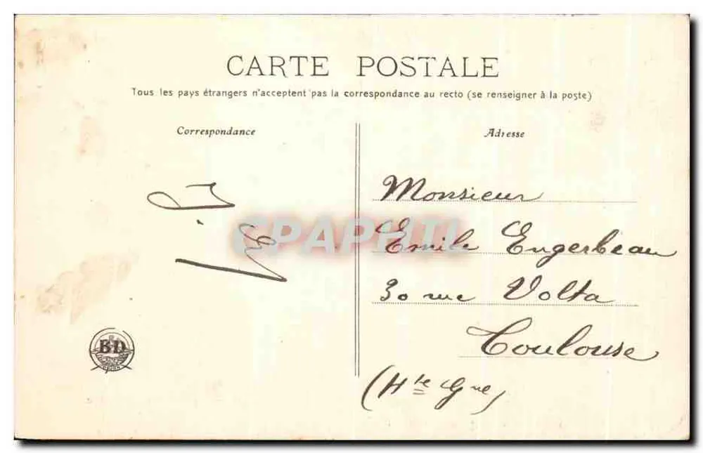 Dijon — Place de la République — Edition de la Ménagère - Rückseite