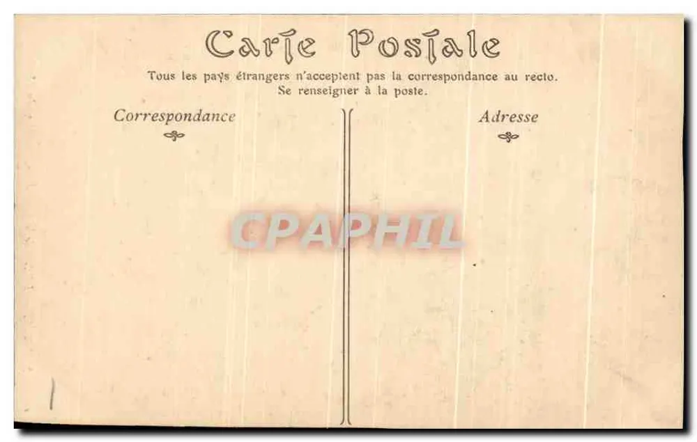 NANTES — Ansicht der Kirchenschiff der Kathedrale, Aufnahme vom Chor — ND Phot, n°55 - Rückseite