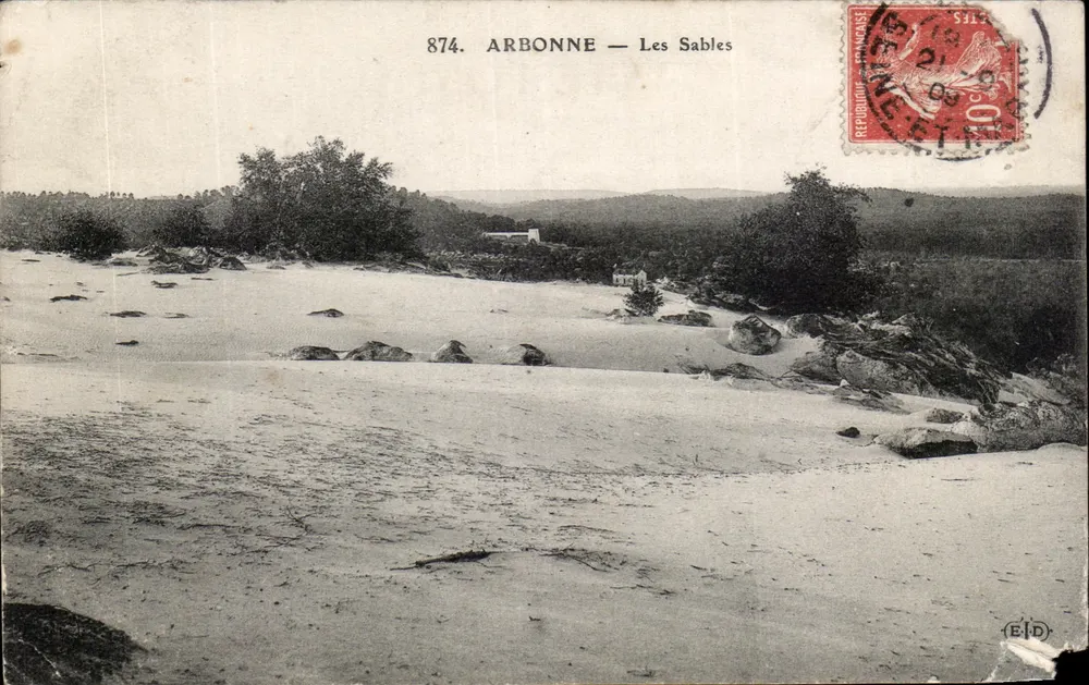 Arbonne — Les Sables — Éditeur EID, n° 874 - Frente