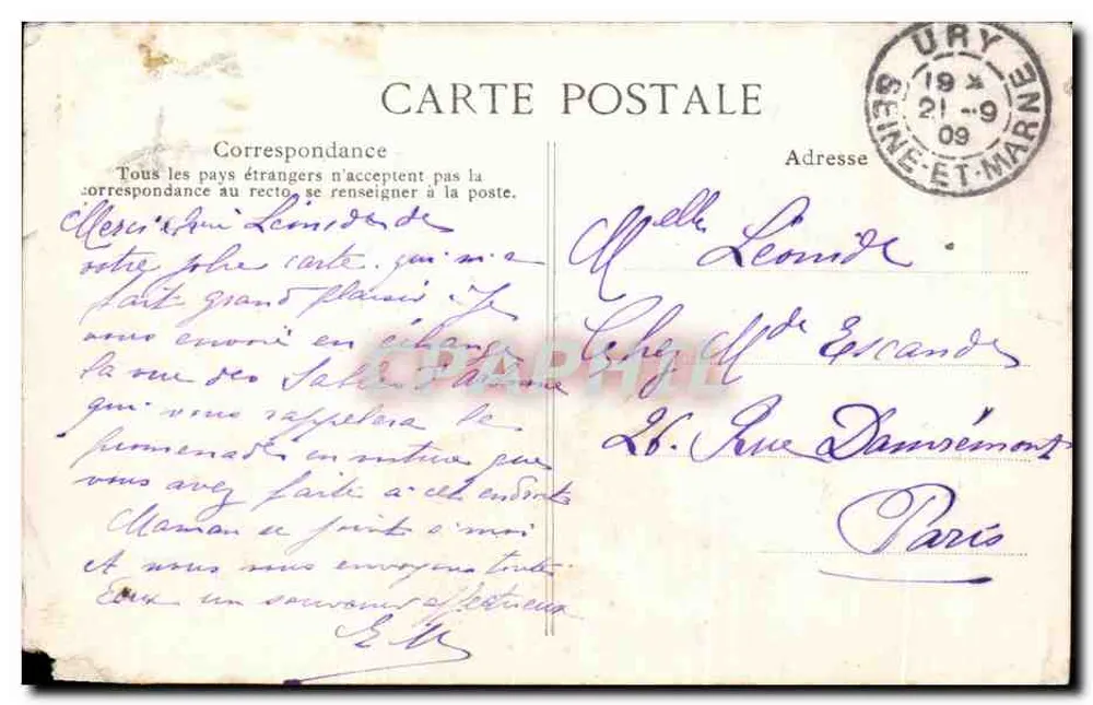 Arbonne — Les Sables — Éditeur EID, n° 874 - Verso